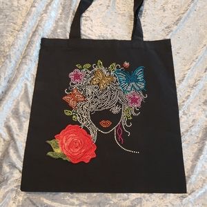 Butterfly Bling Tote Bag